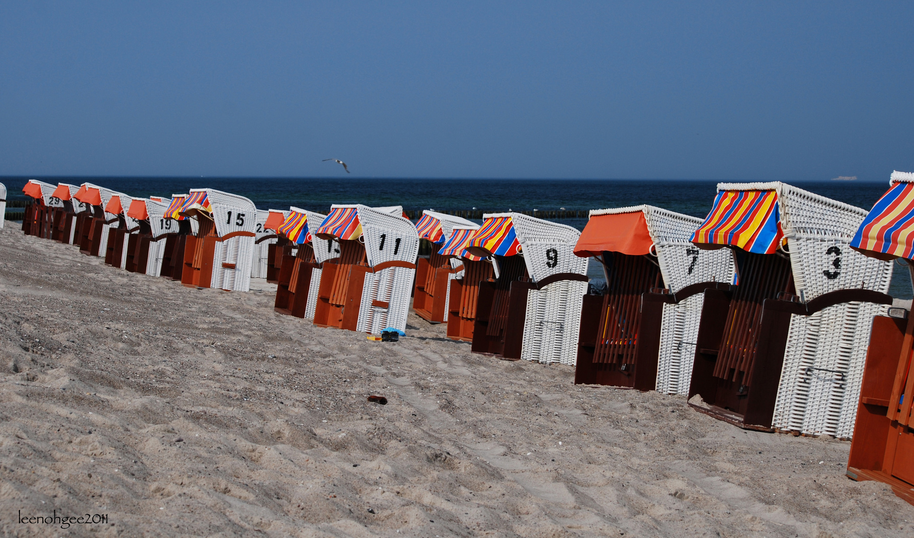 Körbe am Strand? Nein! Strandkörbe!