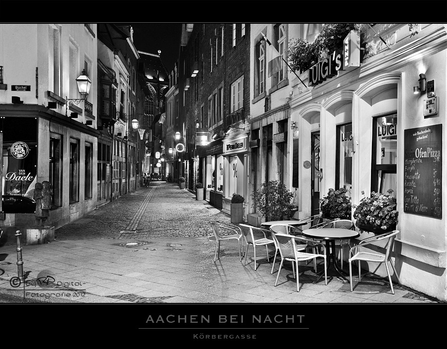 Körbergasse bei Nacht