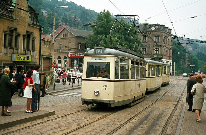 Körnerplatz, Dresden, 13 Juli 1974