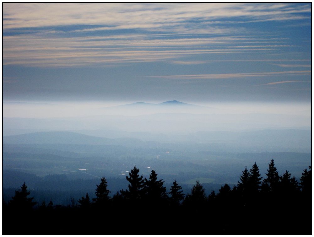 Kösseine überm Nebelmeer