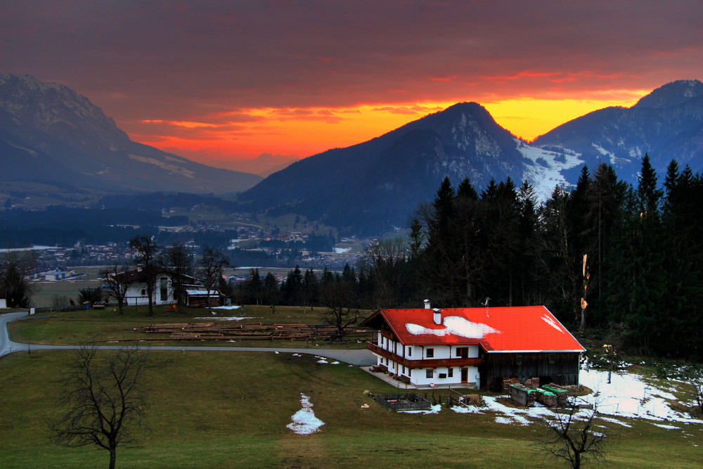 Kössen, Österreich, Alpen....