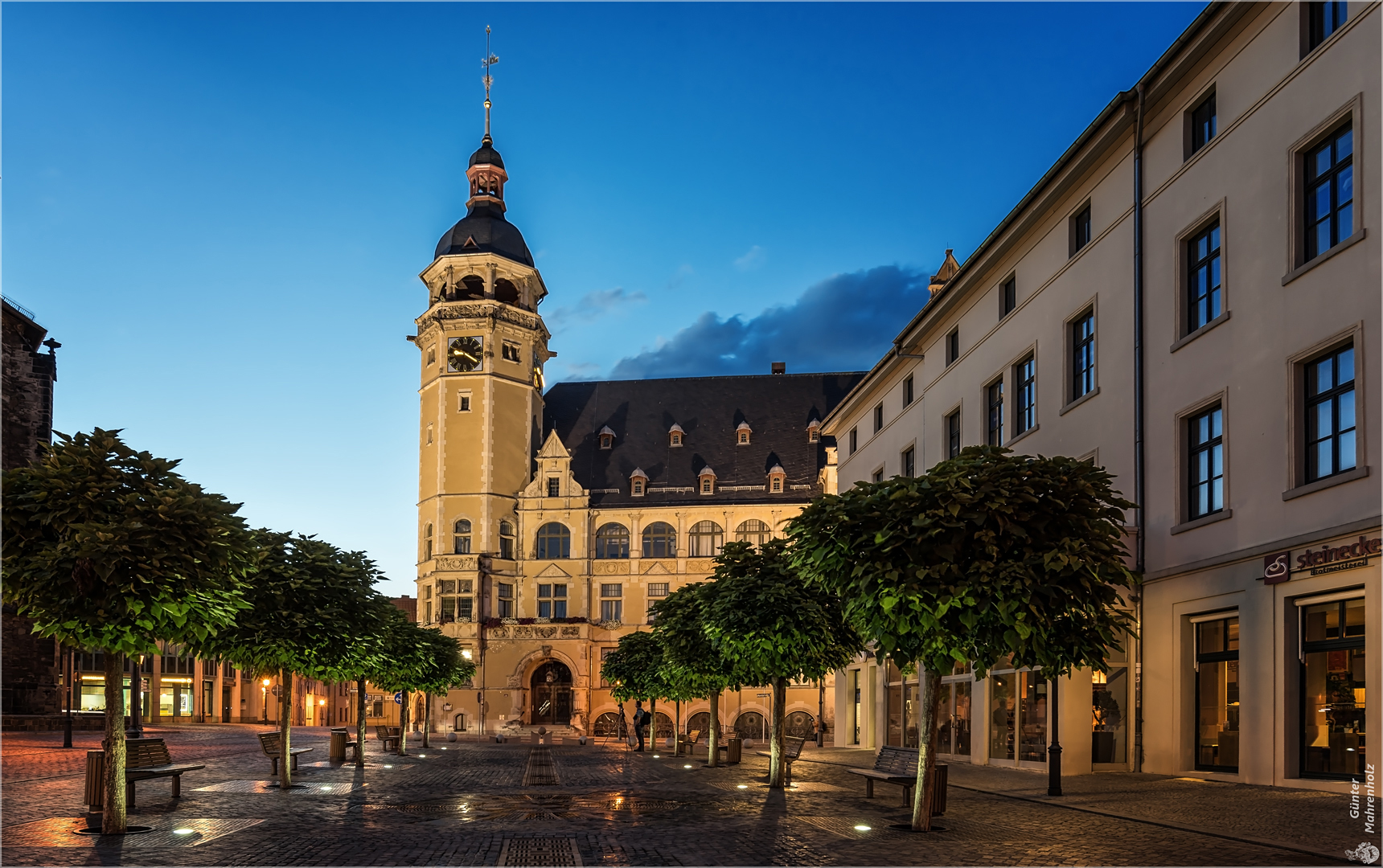 Köthen, Rathaus ohne Wasserspiele