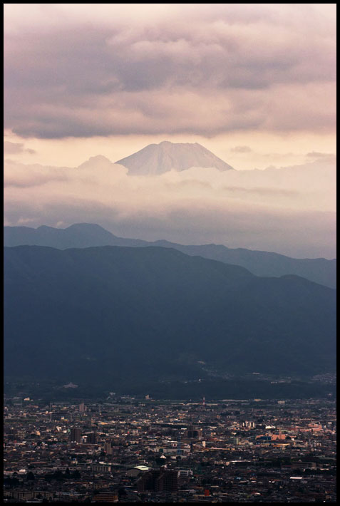 Kofu und Fuji