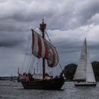 Kogge flieht vor dem Sturm