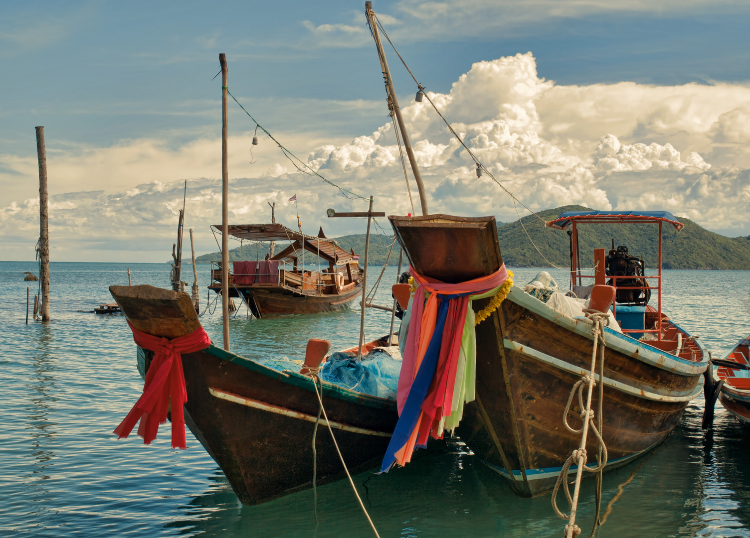 Koh Samui longboats