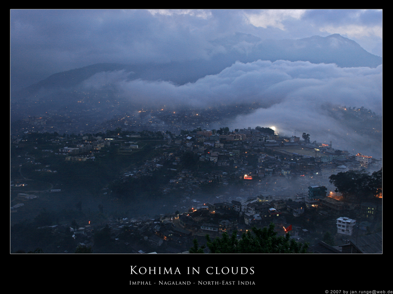 Kohima am Abend