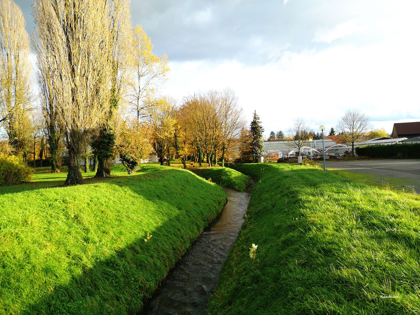 Kohlbach-Mündung in den Kraichbach