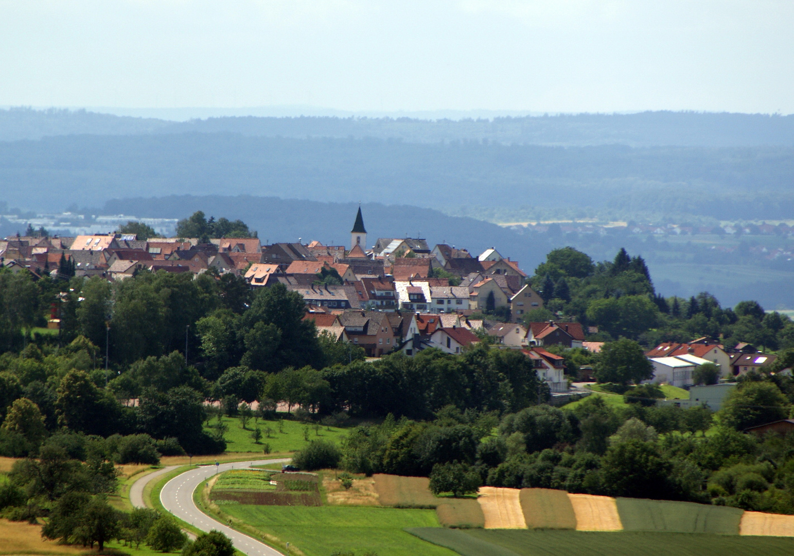 Kohlberg - vom Fußweg zum Hoh.-Neuffen aus