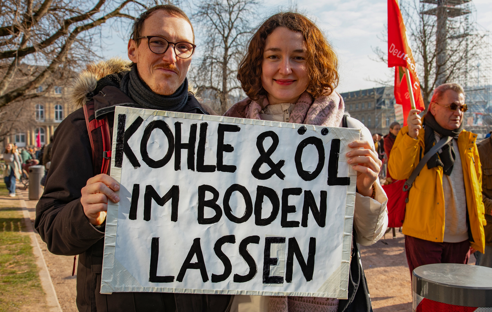 Kohle und Öl im Boden lassen