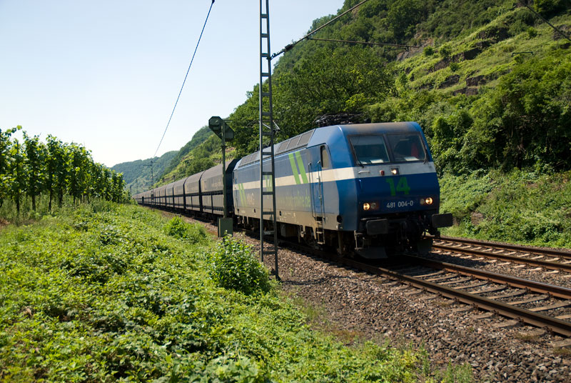 Kohle Zug am Mosel, Juni 08