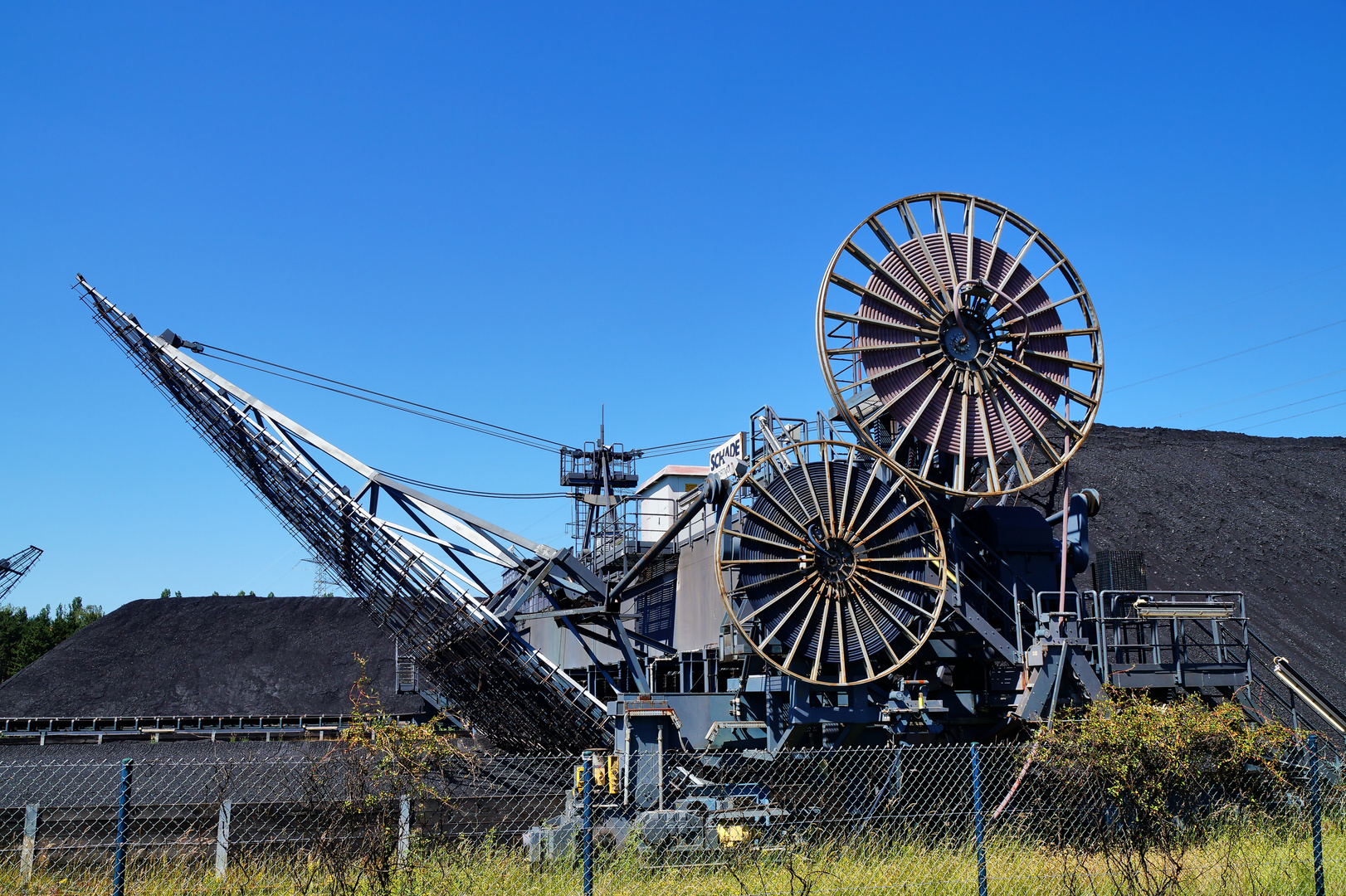 Kohlebagger Im Kraftwerk Herne