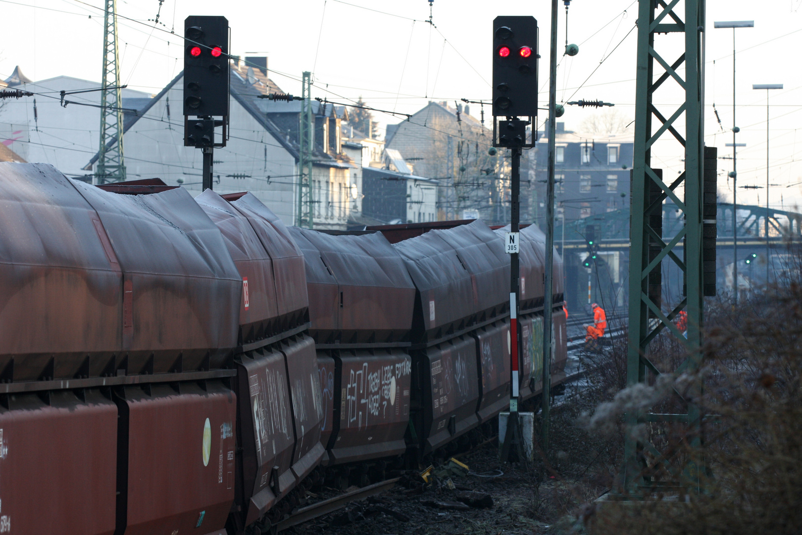 Kohlenzug - Entgleisung Wuppertal IV