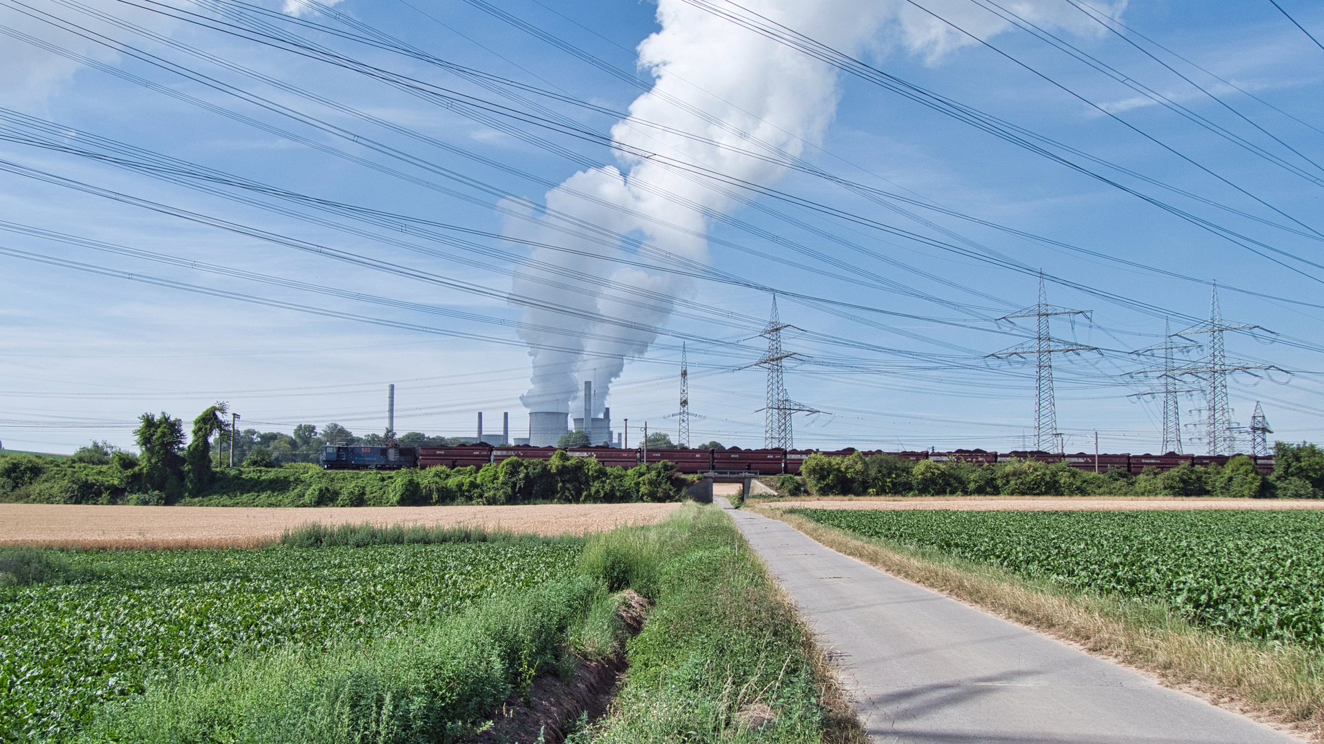 Kohlezüge im Rheinischen Braunkohlenrevier (8)