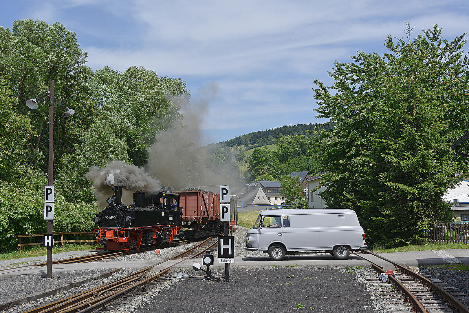 Kohlezug von Wolkenstein nach Jöhstadt