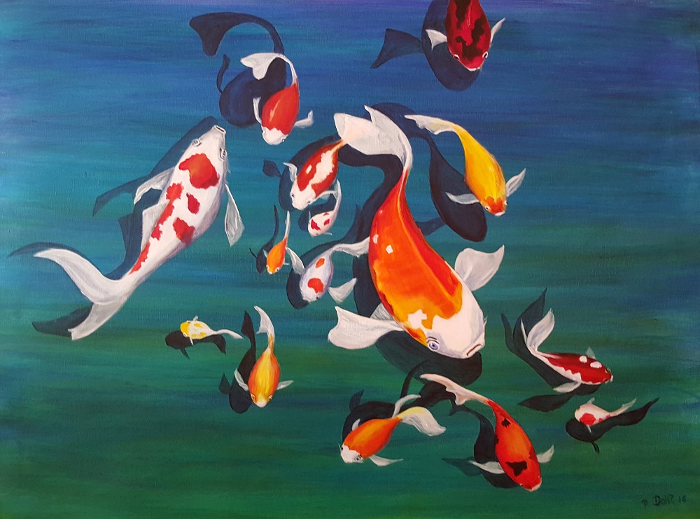 Kois Foto & Bild natur, malerei, fische Bilder auf