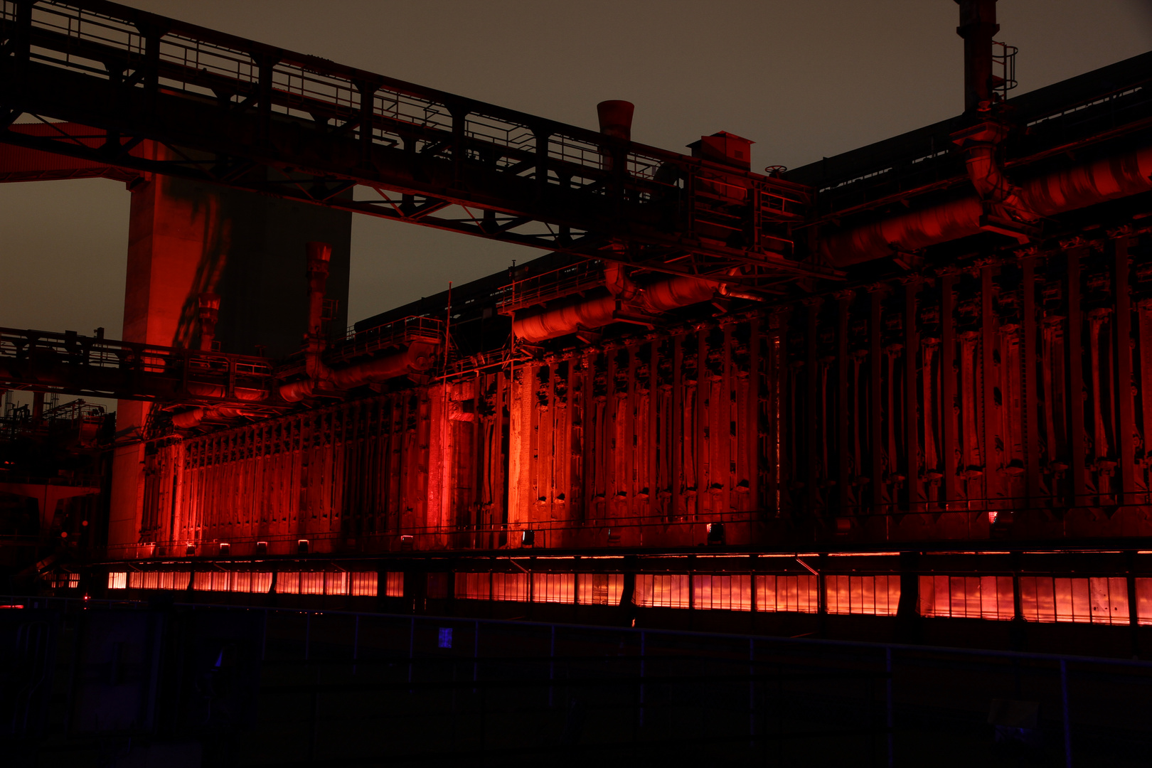 Kokerei auf Zollverein um Mitternacht