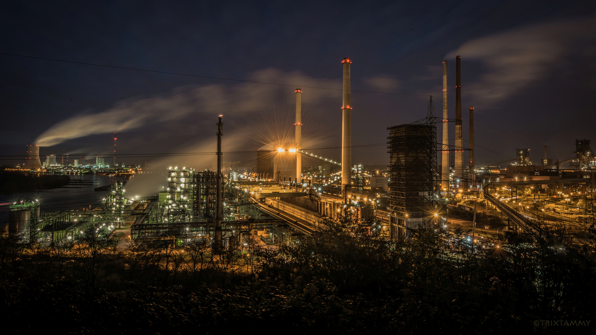 Kokerei Schwelgern...Blick vom Alsumer Berg über die Kokerei Schwelgern in Duisburg...