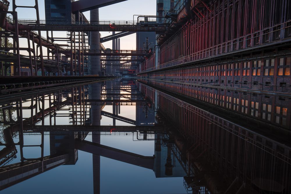 Kokerei Zollverein am Abend