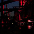 Kokerei Zollverein in Essen am späten Abend