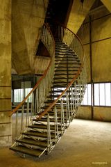 Kokerei Zollverein: Treppe in der Trichterebene der Mischanlage (3)