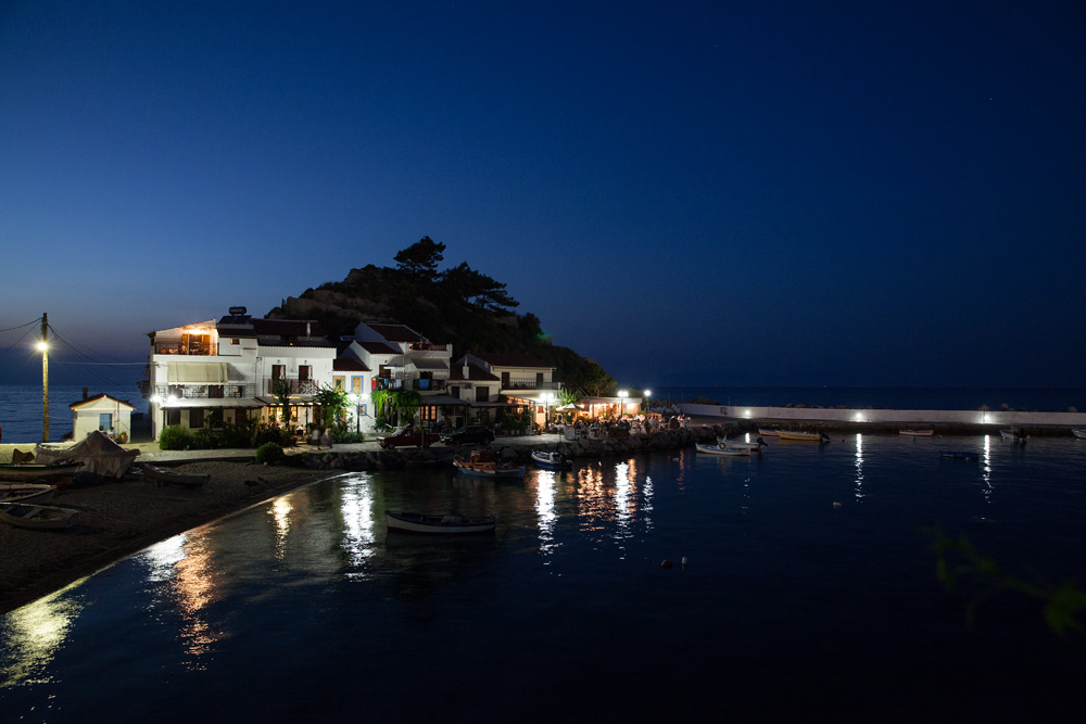 Kokkari auf Samos (blaue Stunde)