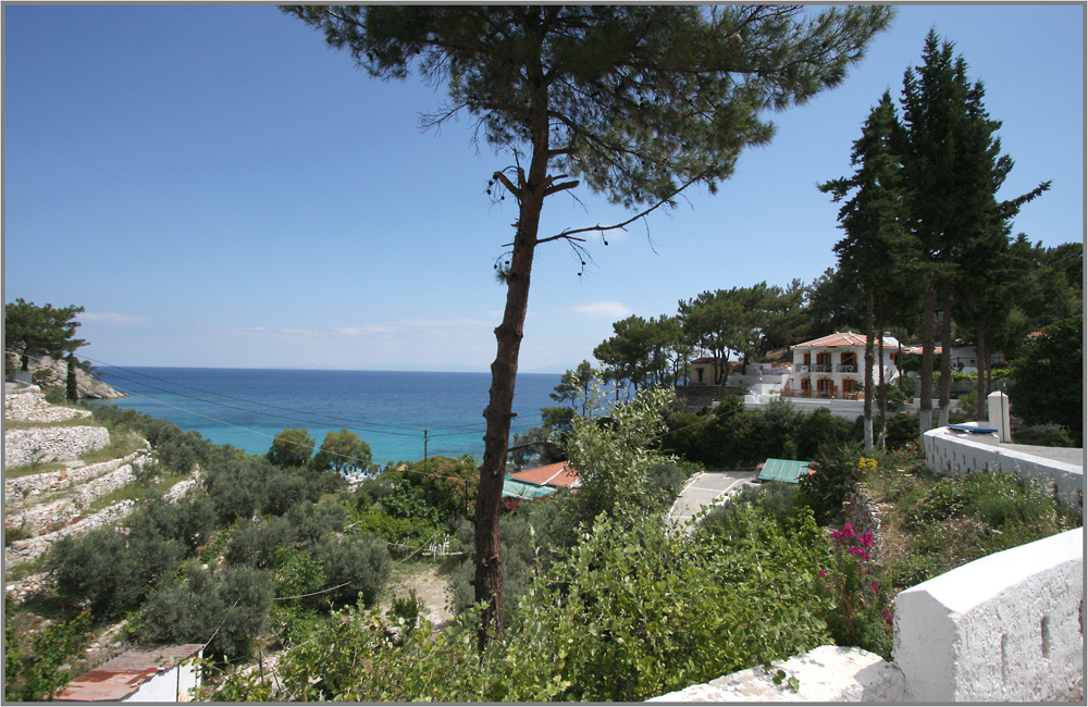 Kokkari auf Samos: über dem Lemonakia Beach