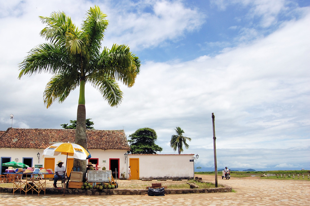 Kokosnusshändler in Paraty