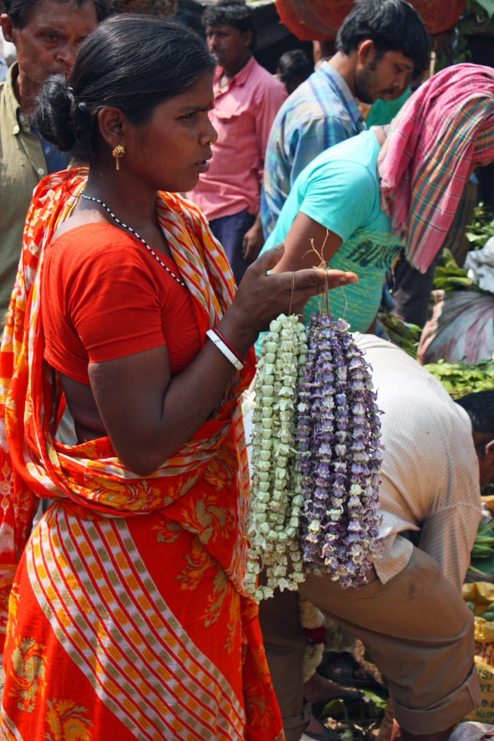 Kolkata Blumenmarkt