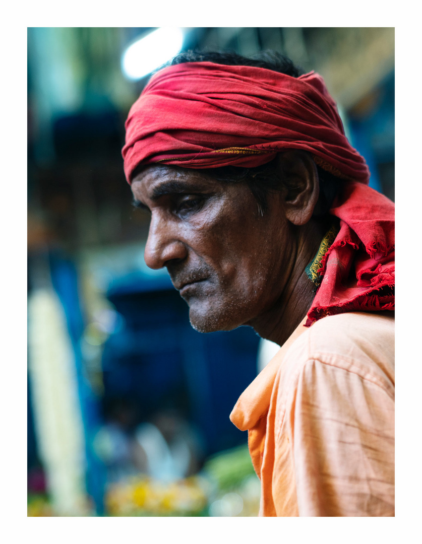 Kolkata - Blumenmarkt, Faces