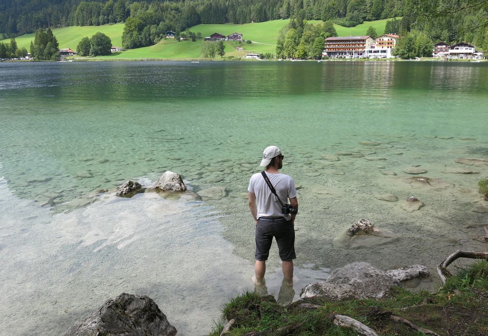 Kollege im Hintersee