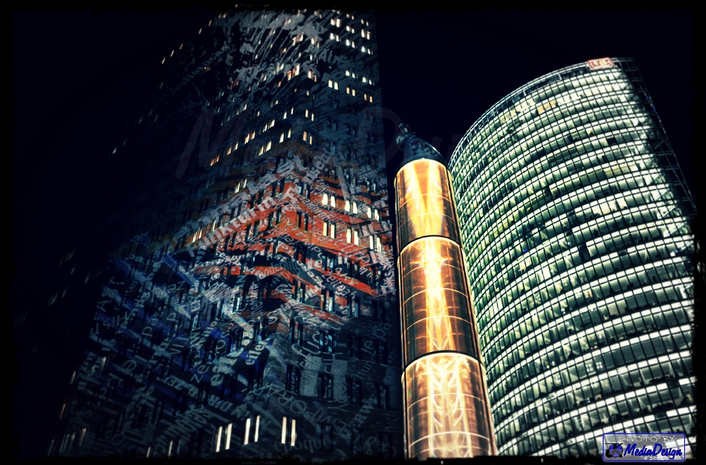 Kollhoff- & DB-Tower am Potsdamer Platz