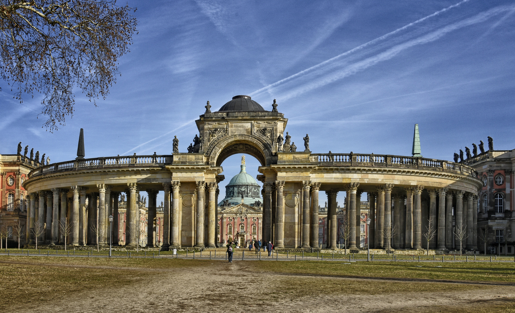 Kolonnade am Neuen Palais in Potsdam