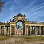 Kolonnade am Neuen Palais in Potsdam