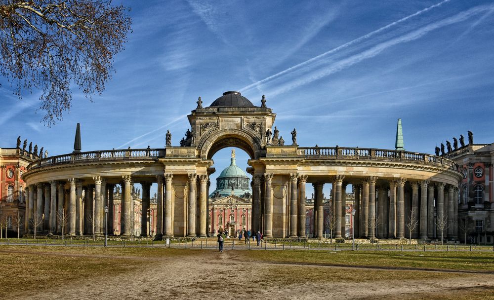 Kolonnade am Neuen Palais in Potsdam