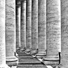 Kolonnaden am Petersplatz in Rom