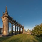 Kolonnaden an der Glienicker Brücke