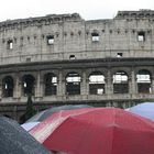 Kolosseum im Regen