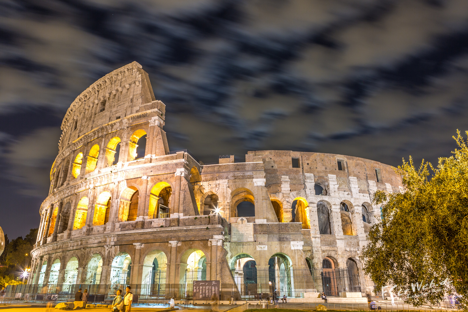 Kolosseum ROM bei Nacht