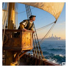 Kolumbus und Manhatten