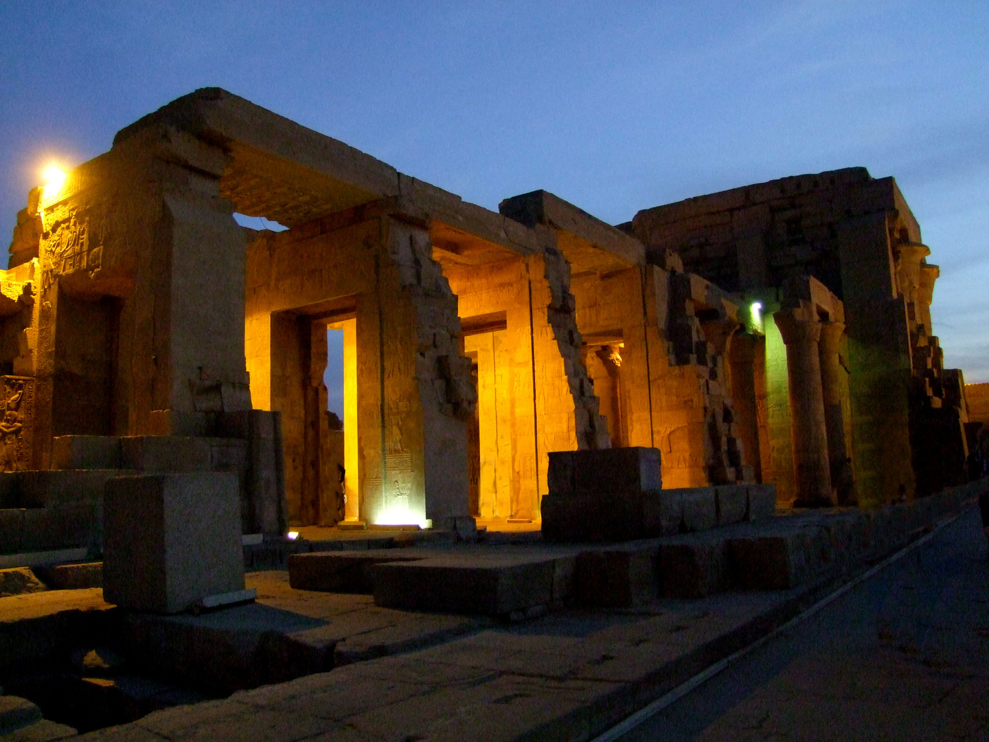 Kom Ombo Tempel aus einer anderen Sicht