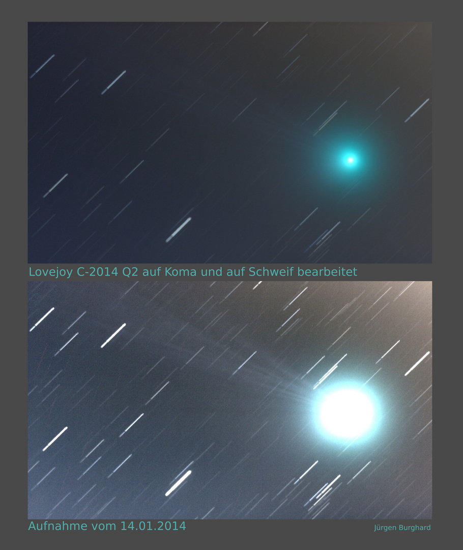 Komet C/2014 Q2 Lovejoy am 14.01.2015