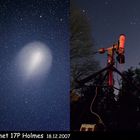 Komet Holmes am 18.12.2007