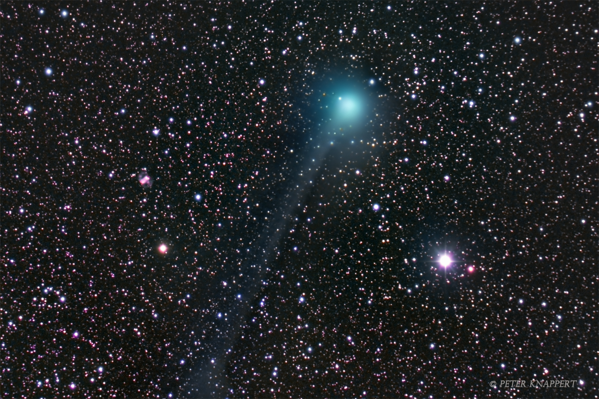 Komet Lovejoy bei M76