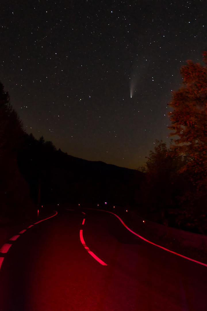 Komet Neowise , meine ersten Versuche in der Nachtfotografie