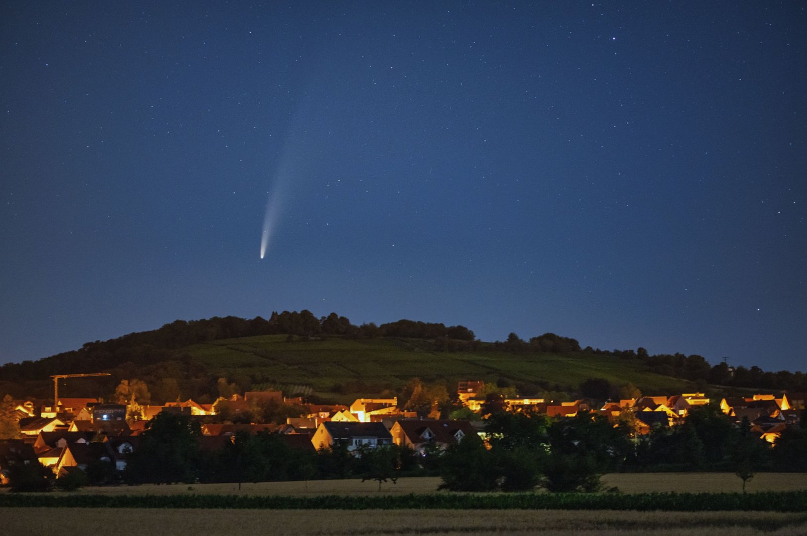 Komet Neowise über Malsch