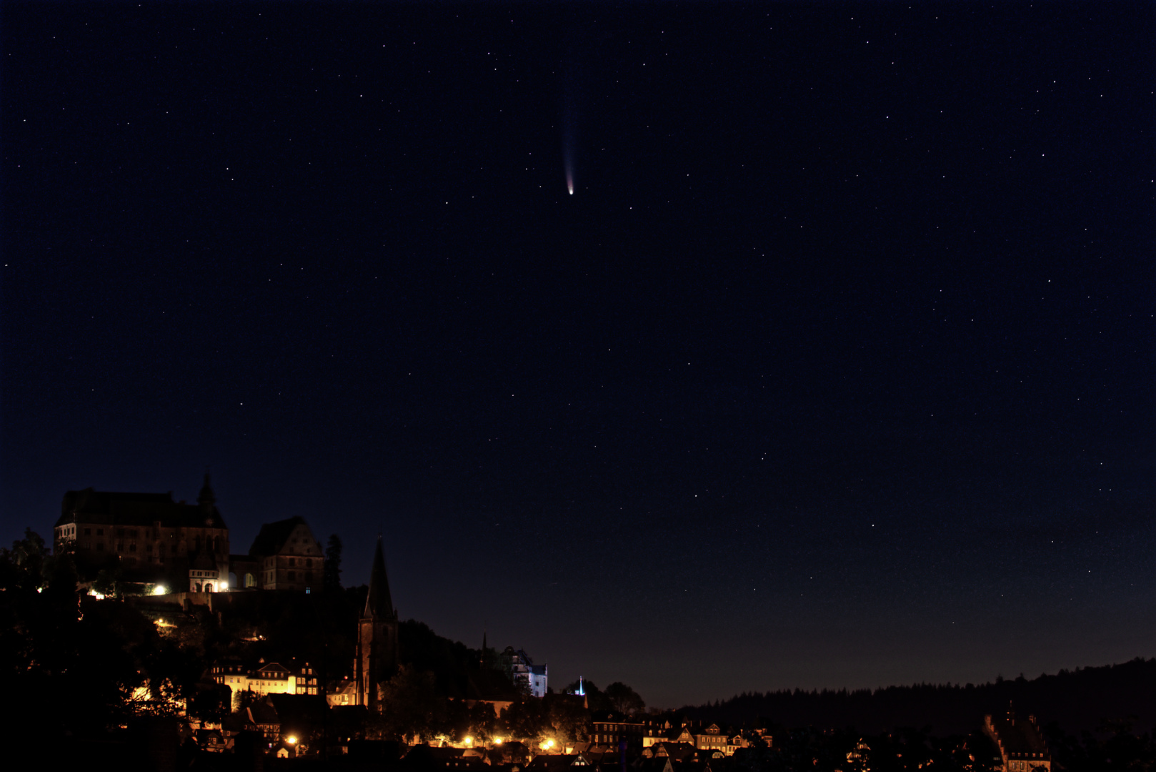 Komet Neowise über Marburg