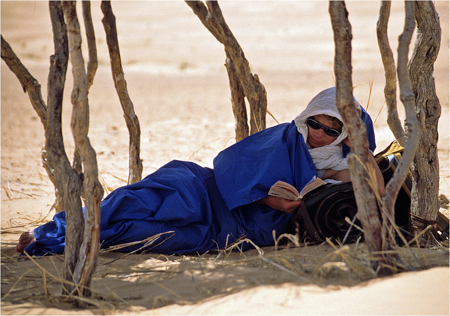 komfortable Siesta in der Wüste