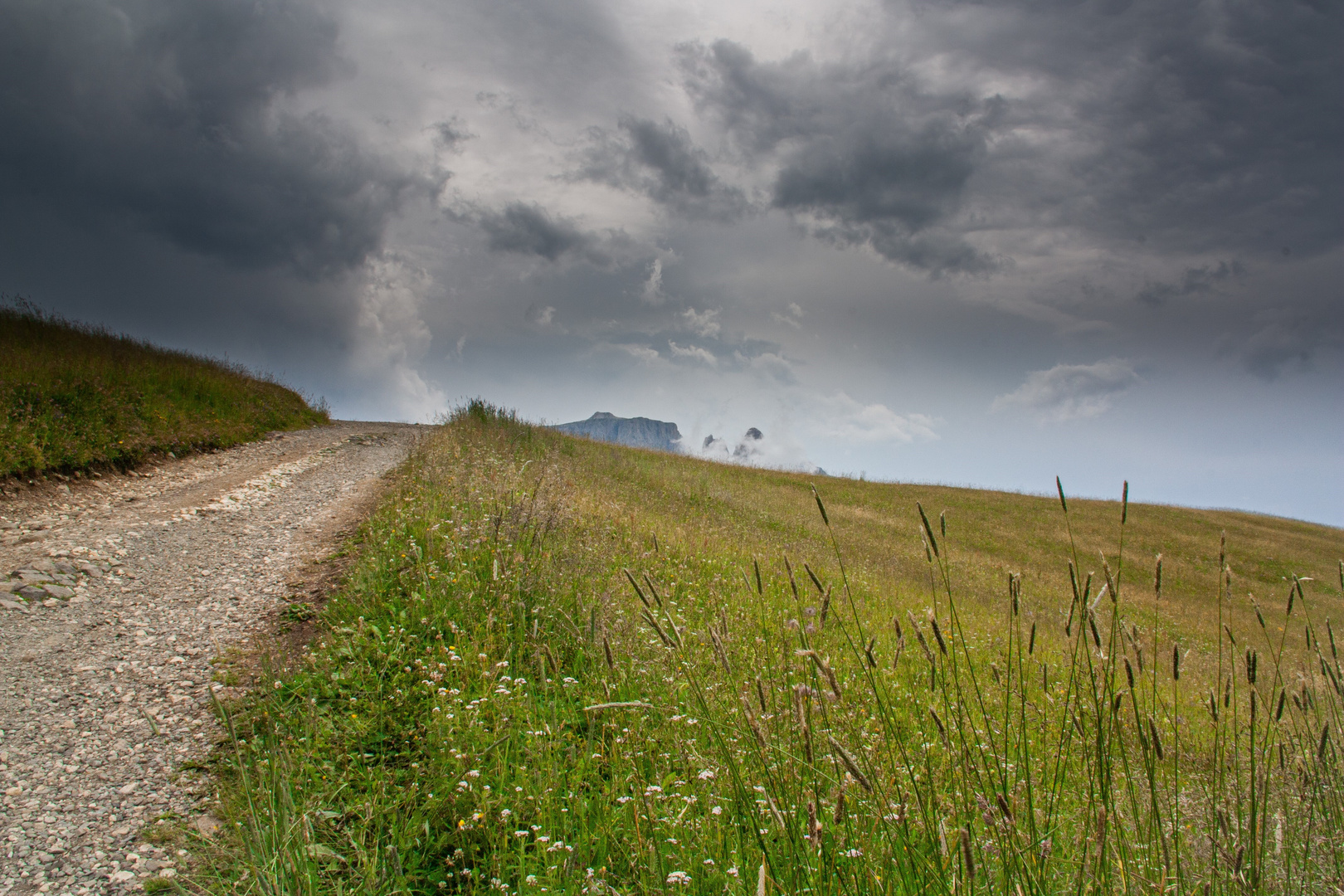 Kommt das Gewitter - oder zieht es weg?