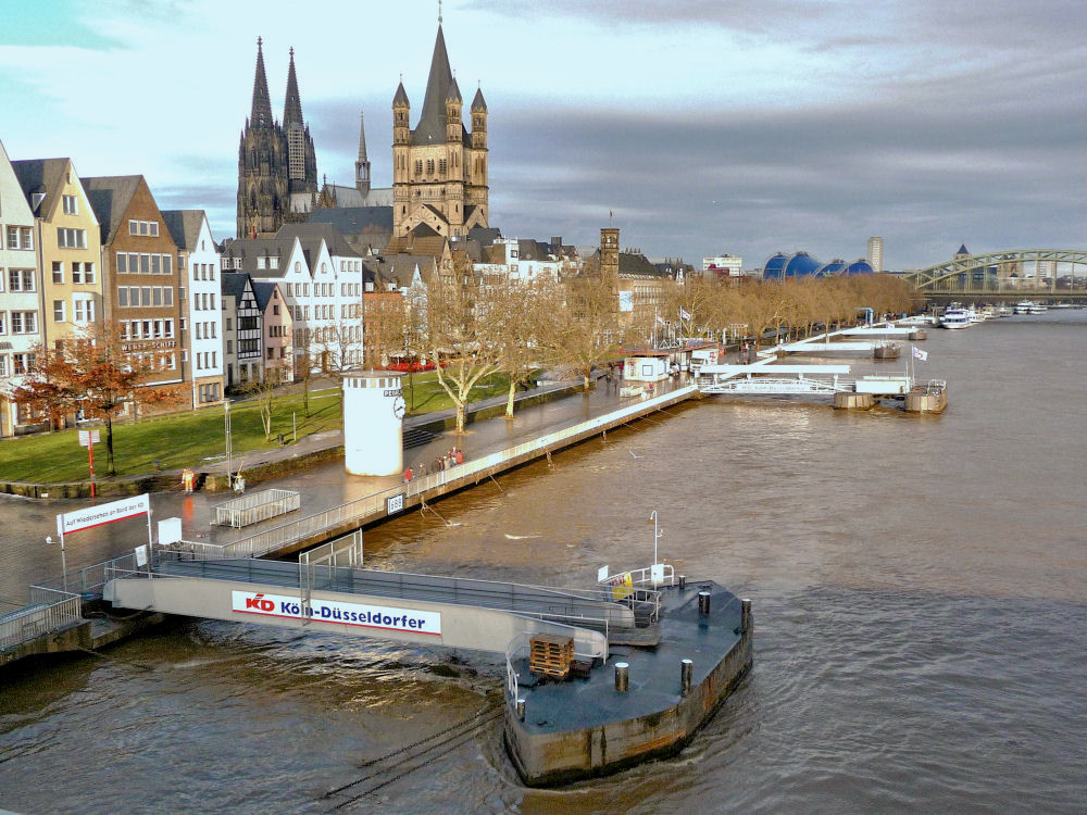 Kommt der Rhein aus dem Bett ?