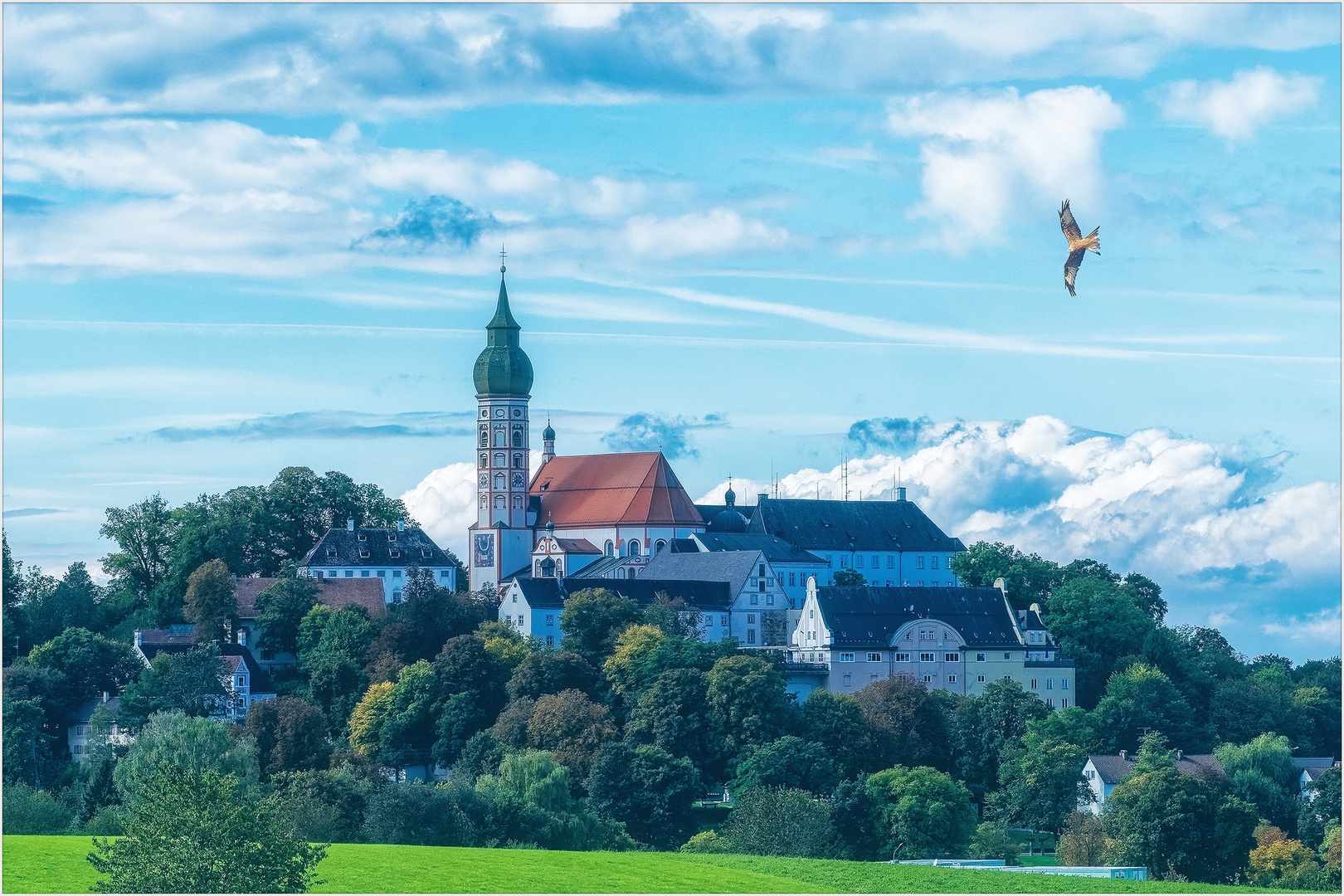 Kommt ein Vogel geflogen... Kloster Andechs